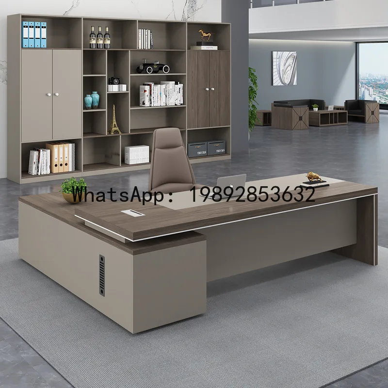Office Furniture - โต๊ะทำงานผู้บริหาร H5.15 โต๊ะสำนักงาน เฟอร์นิเจอร์สำนักงาน โต๊ะประธานบริษัท โต๊ะผู้จัดการ