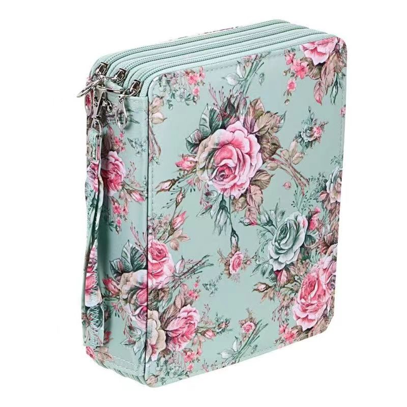 Aesthetic Large Pencil Case Pouch - กล่องใส่ดินสอแบบนักเรียน 120 ช่อง น่ารัก ใส่ปากกา อุปกรณ์เครื่องเขียน