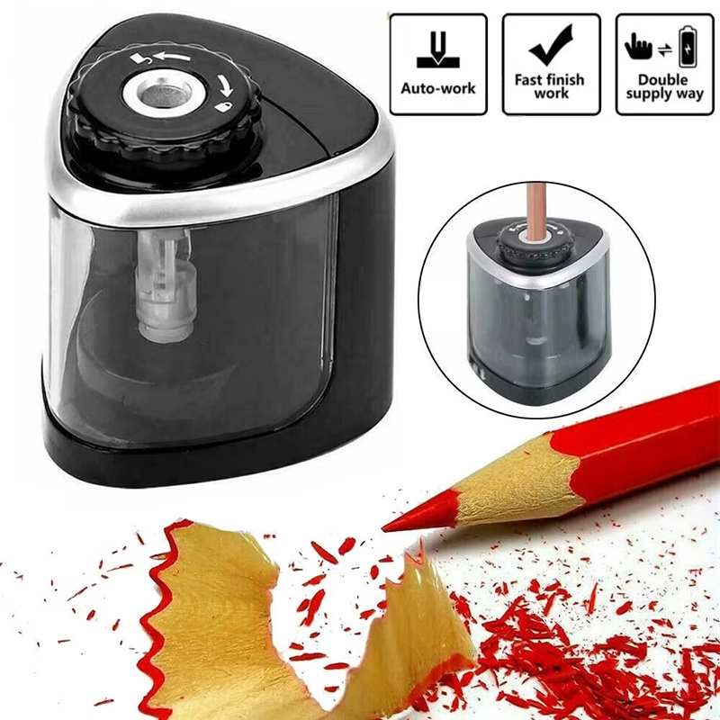 Electric Pencil Sharpener Usb - เครื่องเหลาดินสอไฟฟ้าแบบพกพา อัตโนมัติ สำหรับตั้งโต๊ะ ขนาด 6 มม.-8