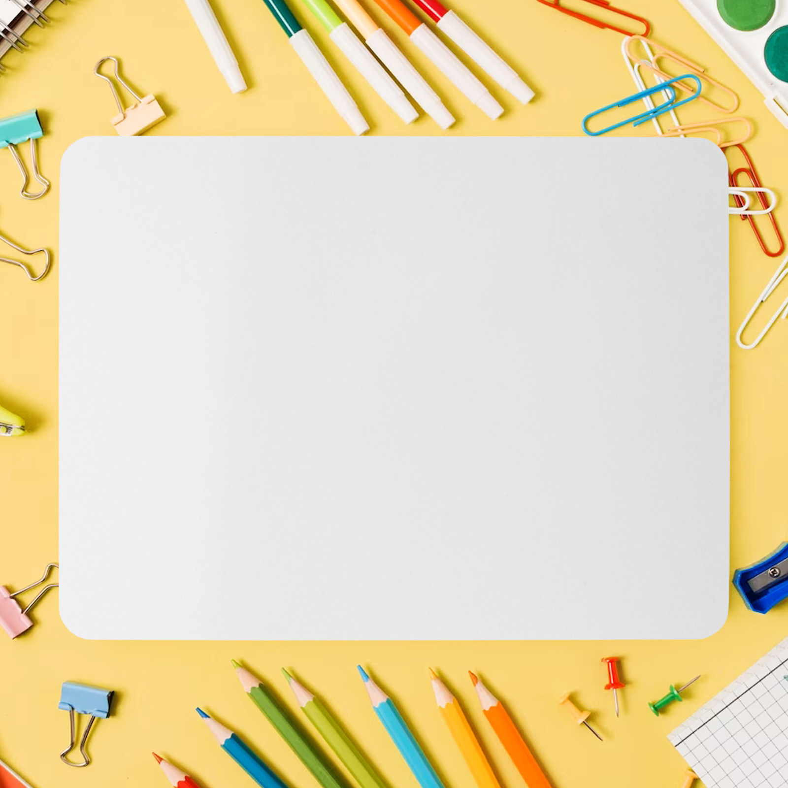 Writing Tools - กระดานเขียนขนาดเล็ก ใช้ซ้ำได้ ลบได้ง่าย เหมาะสำหรับใช้ในสำนักงาน ห้องเรียน หรือเป็นอุปกรณ์ช่วยในการเรียนรู้สำหรับนักเรียน