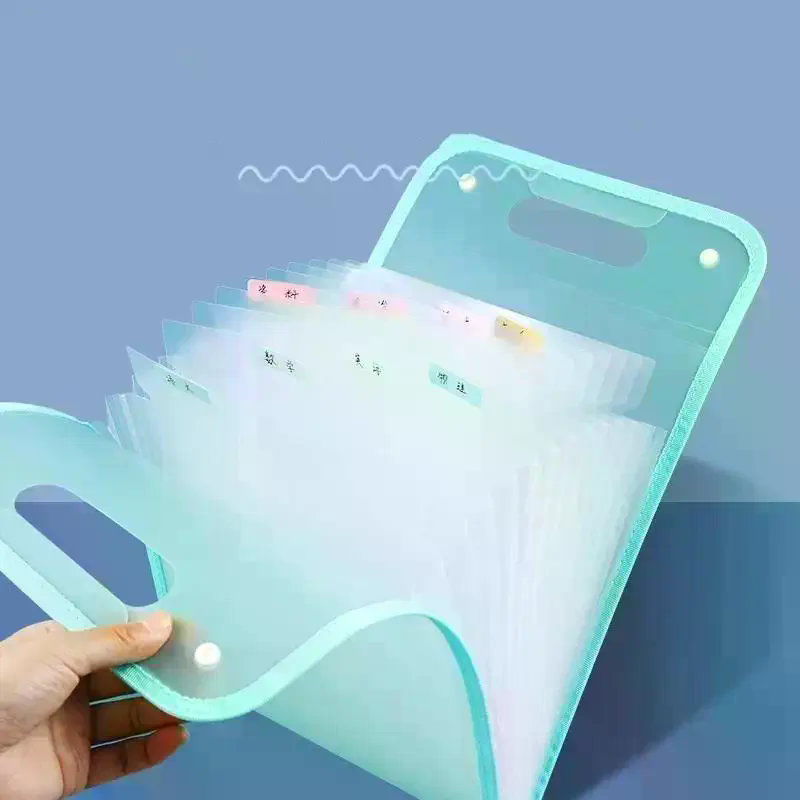 Expandable Accordion File Folder 13 Pockets - แฟ้มเอกสารแบบขยายได้ 13 ช่อง ขนาด A4 -