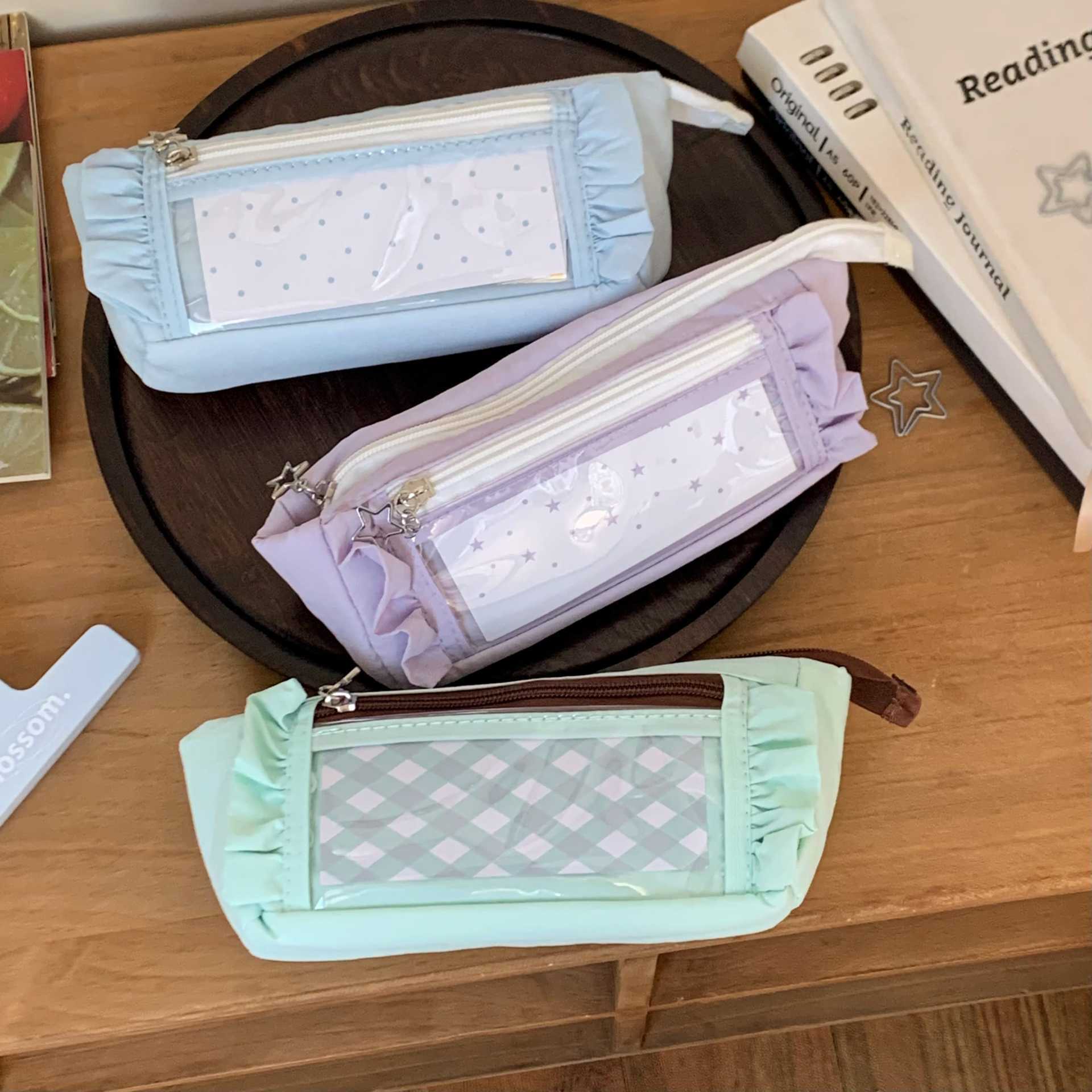 กล่องดินสอขนาดใหญ่ น่ารัก จุเย - Aesthetic Large Pencil Case Pouch บทวิจารณ์และราคา