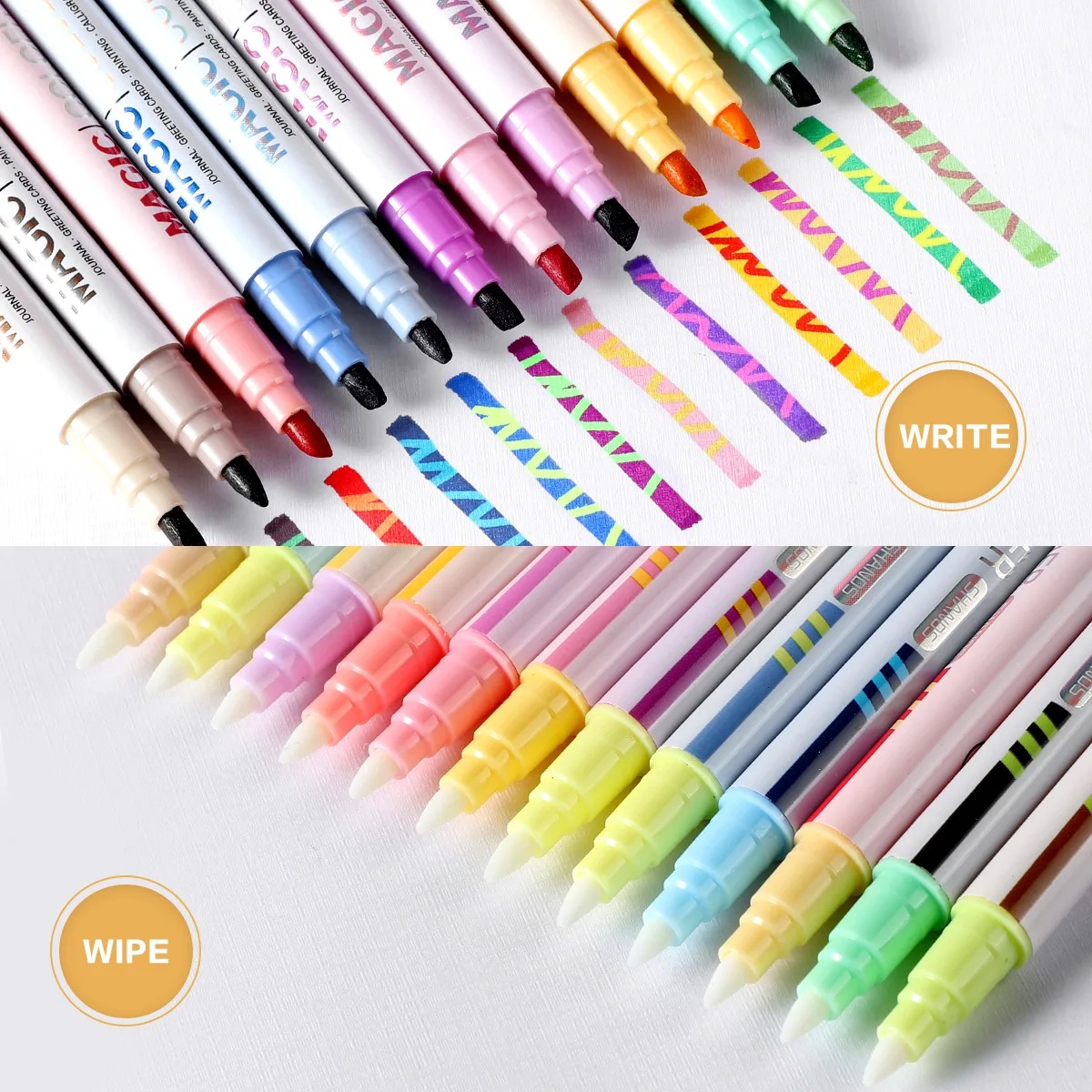 ชุดปากกาเน้นข้อความเปลี่ยนสีได - Pastel Highlighter Set Double Ended บทวิจารณ์และราคา