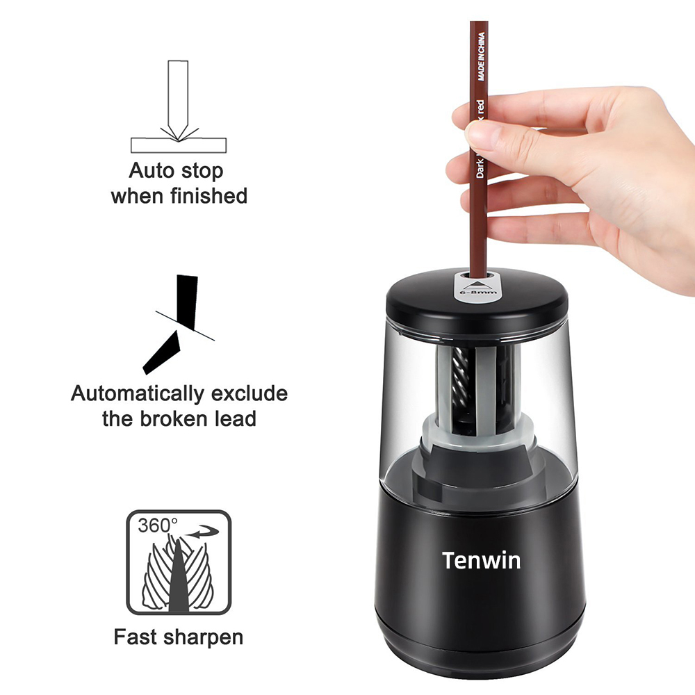 Tenwin เครื่องเขียนดินสอไฟฟ้า  - Electric Pencil Sharpener Usb บทวิจารณ์และราคา