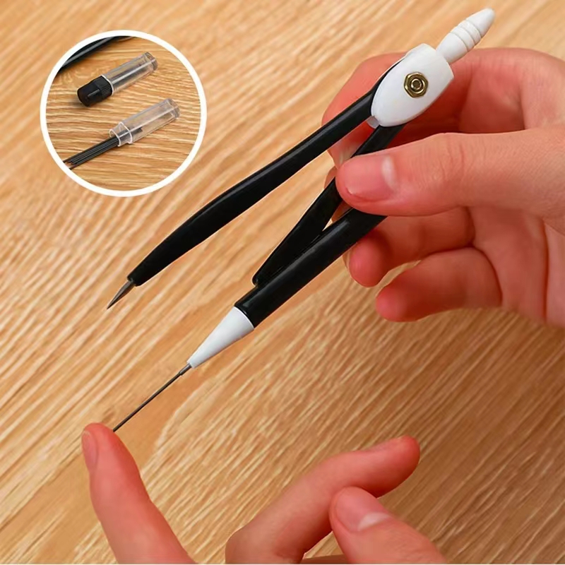 ชุดเครื่องเขียนสำหรับวาดเขียนแ - Math Geometry Set With Compass บทวิจารณ์และราคา