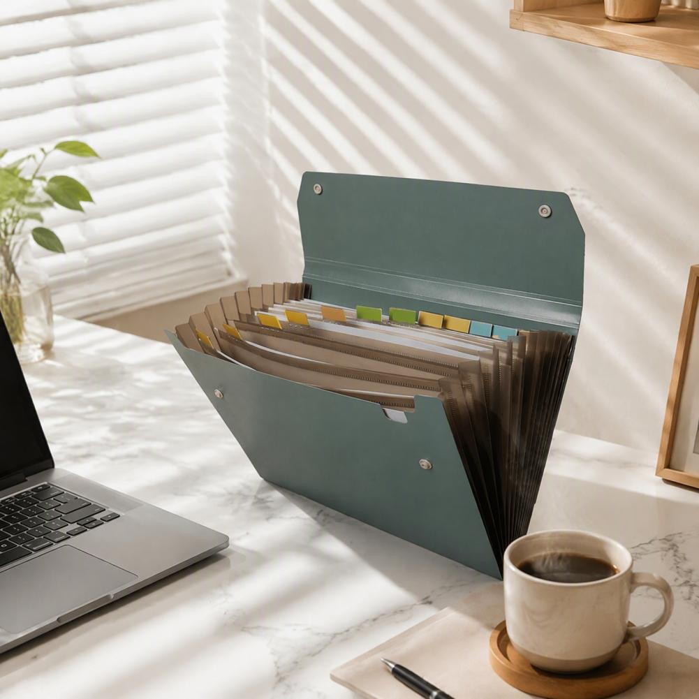 แฟ้มเอกสารแบบขยายได้ แฟ้มเอกสา - Expandable Accordion File Folder 13 Pockets บทวิจารณ์และราคา