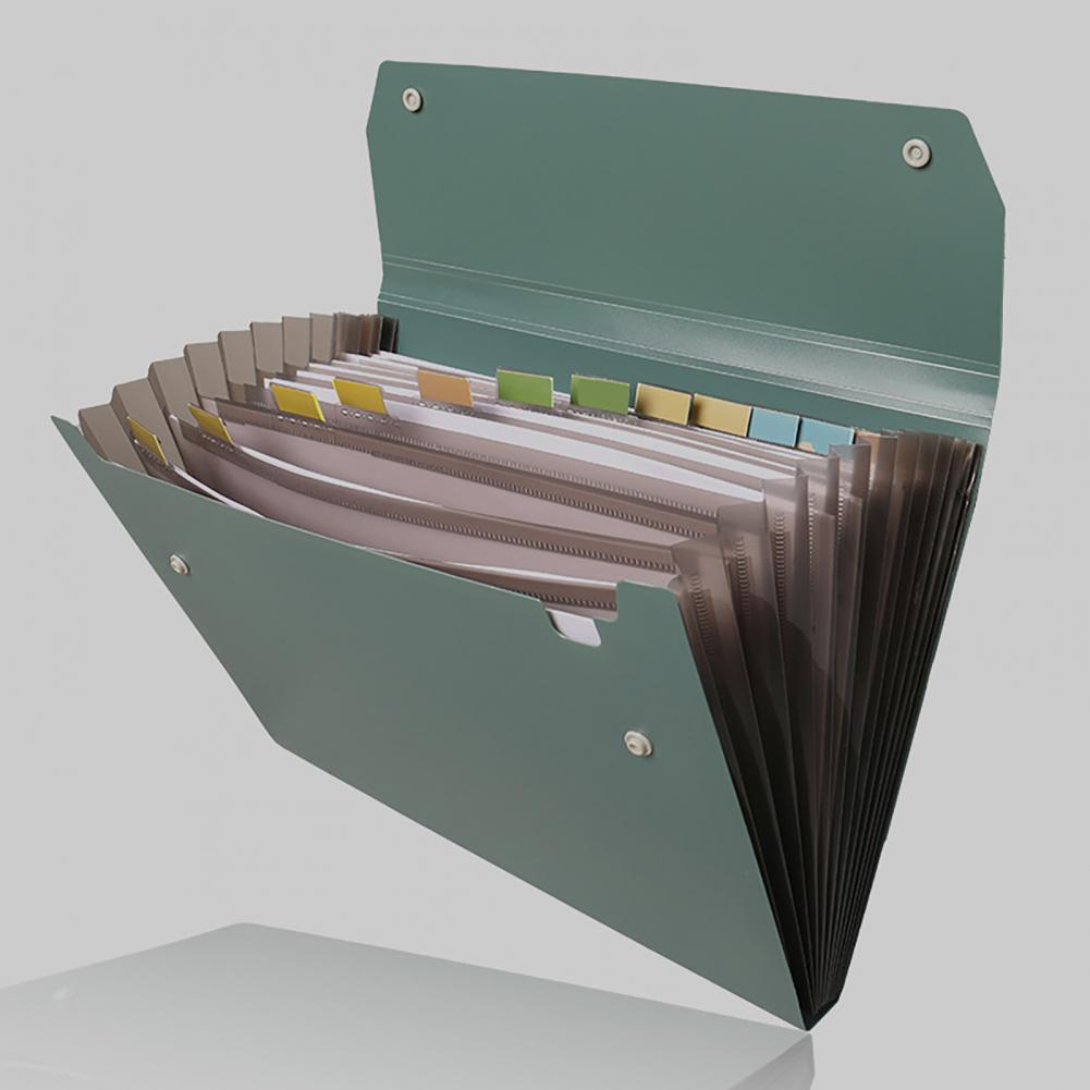 แฟ้มเอกสารแบบขยายได้ แฟ้มเอกสา - Expandable Accordion File Folder 13 Pockets บทวิจารณ์และราคา