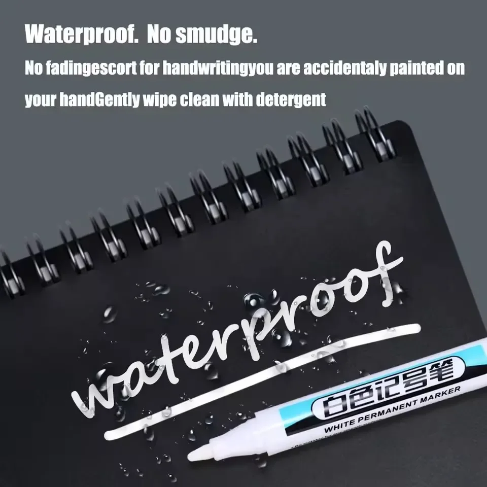 ปากกามาร์คเกอร์สีขาวแบบถาวร ขน - Stationery บทวิจารณ์และราคา