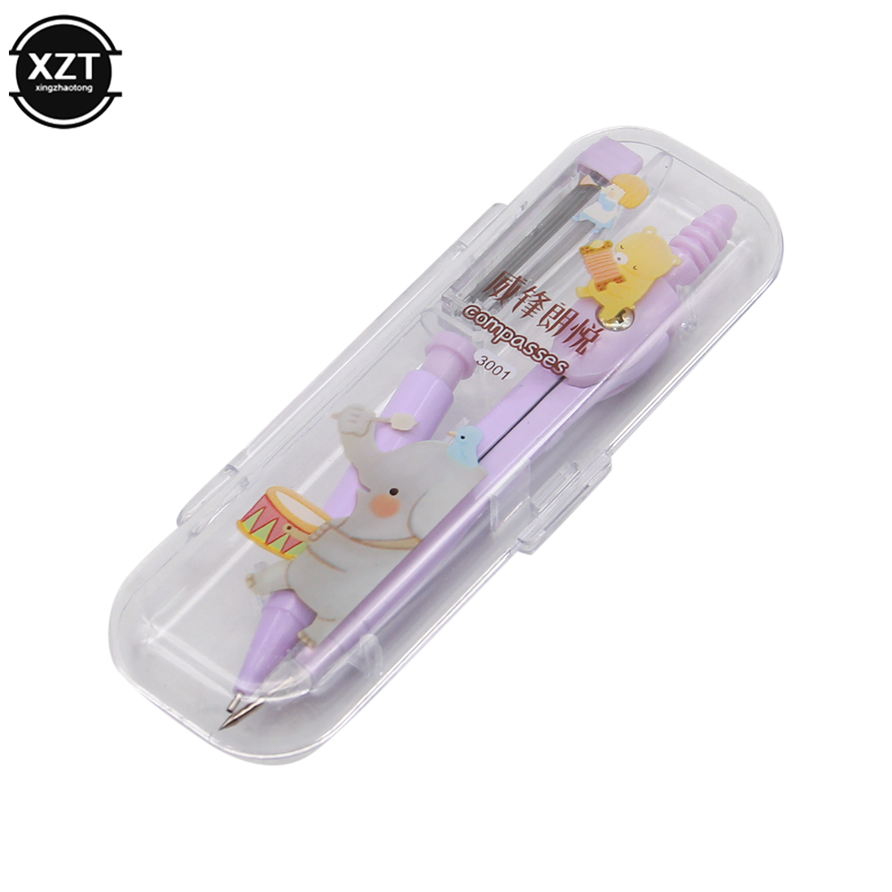 วงเวียนสาวน่ารักเครื่องเขียนนั - Math Geometry Set With Compass บทวิจารณ์และราคา