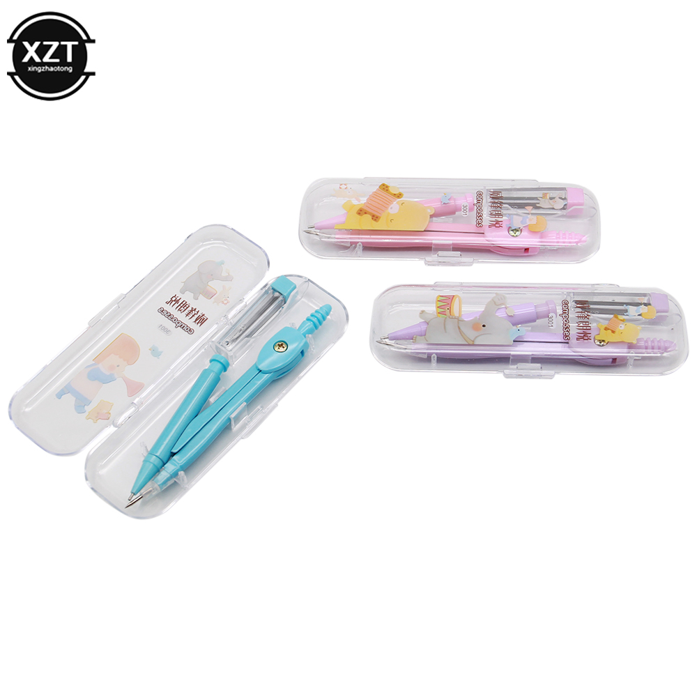 วงเวียนสาวน่ารักเครื่องเขียนนั - Math Geometry Set With Compass บทวิจารณ์และราคา