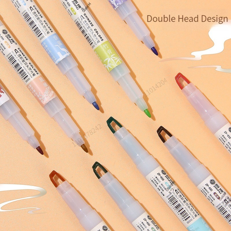 5ชิ้น/เซ็ต Double Tip Highligh - Pastel Highlighter Set Double Ended บทวิจารณ์และราคา