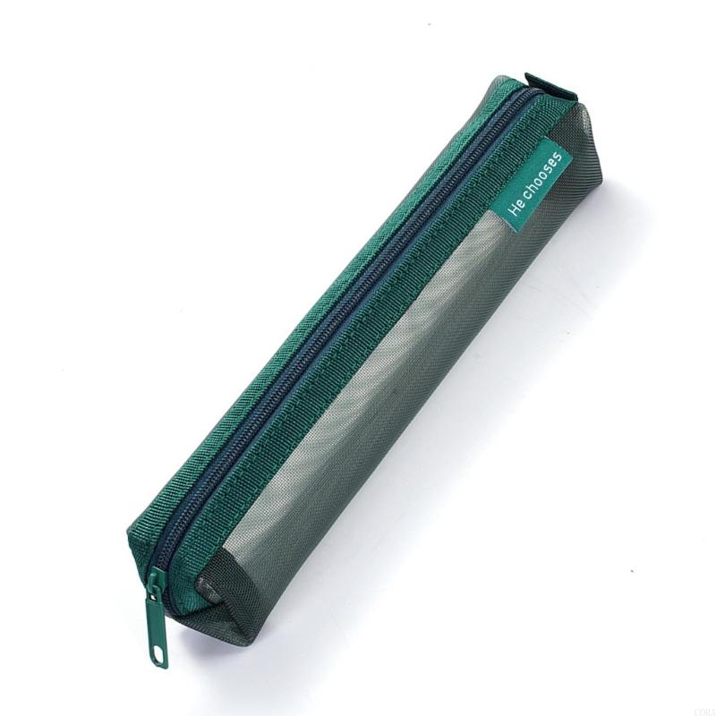 CORA CLEAR ตาข่ายดินสอดูผ่านกร - Clear Mesh Pencil Pouch For Exam บทวิจารณ์และราคา