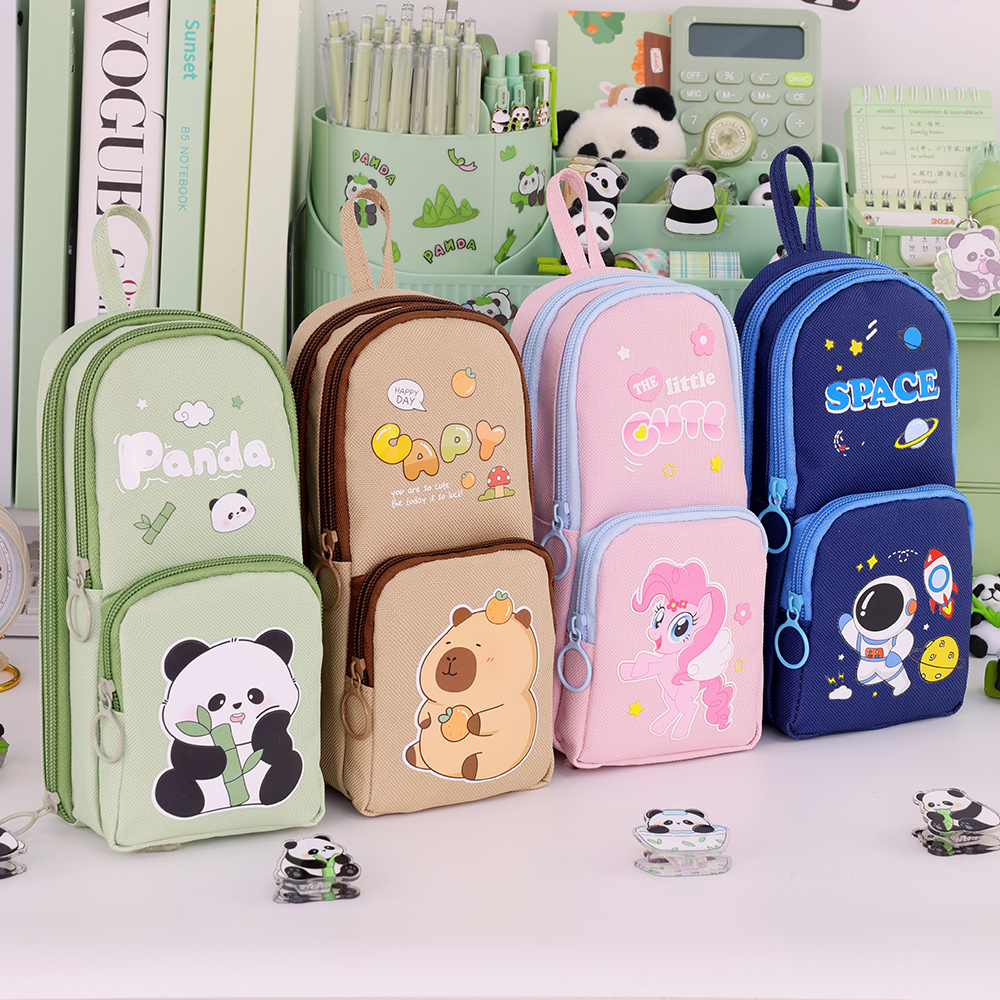 กระเป๋าดินสอ capybara การ์ตูนน - Aesthetic Large Pencil Case Pouch บทวิจารณ์และราคา