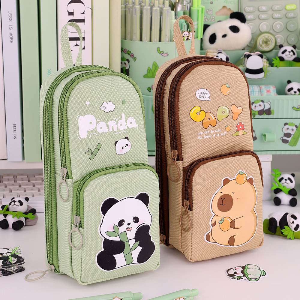 กระเป๋าดินสอ capybara การ์ตูนน - Aesthetic Large Pencil Case Pouch บทวิจารณ์และราคา