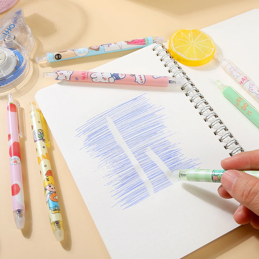 20 ชิ้น/ล็อต ปากกาเจลน่ารักแบบ - Retractable Eraser Pen Click บทวิจารณ์และราคา
