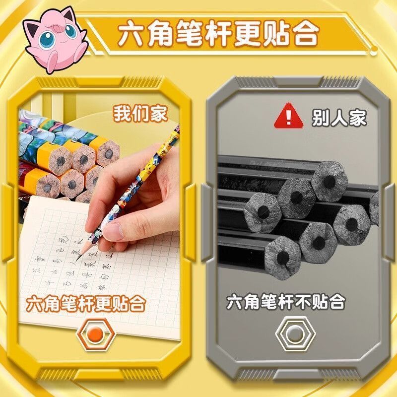 ดินสอไม้โปเกมอนสำหรับนักเรียนป - Writing Tools บทวิจารณ์และราคา
