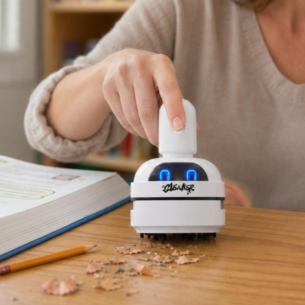 เครื่องดูดฝุ่นขนาดเล็กแบบเงียบ - Mini Desktop Vacuum Cleaner For Eraser Dust บทวิจารณ์และราคา