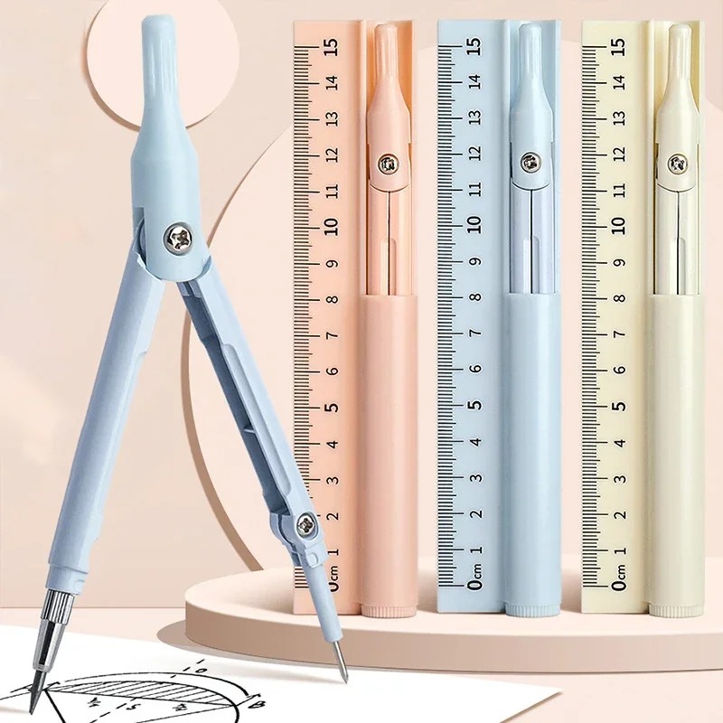 ชุดเครื่องมือเรขาคณิต 3 in 1 พ - Math Geometry Set With Compass บทวิจารณ์และราคา