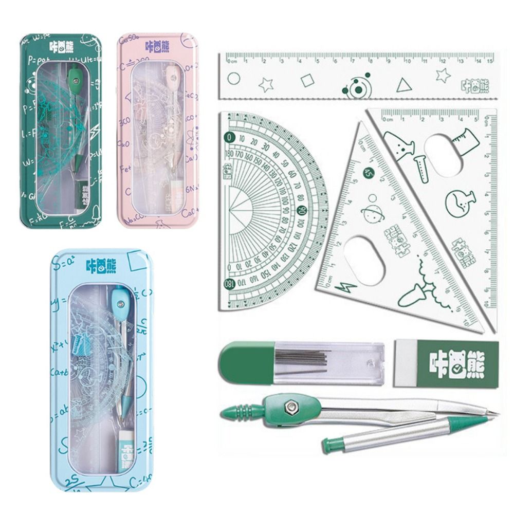 ชุดเครื่องเขียนคณิตศาสตร์อเนกป - Math Geometry Set With Compass บทวิจารณ์และราคา