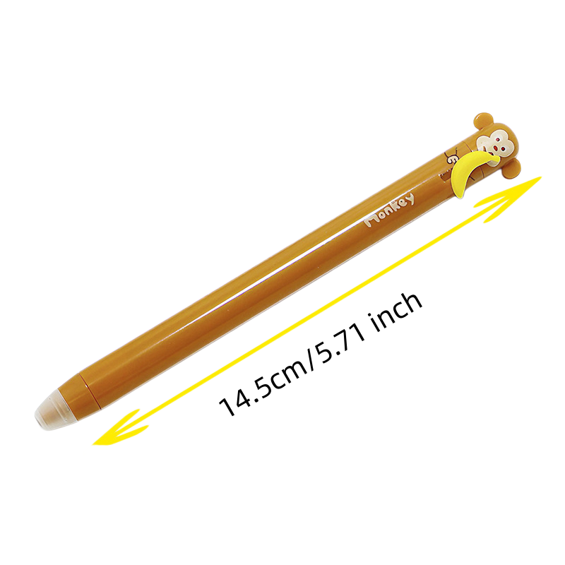 ปากกาลูกลื่นแบบกดลายสัตว์น่ารั - Retractable Eraser Pen Click บทวิจารณ์และราคา