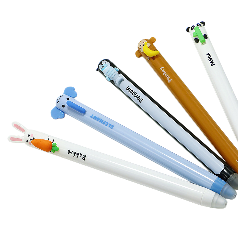 ปากกาลูกลื่นแบบกดลายสัตว์น่ารั - Retractable Eraser Pen Click บทวิจารณ์และราคา