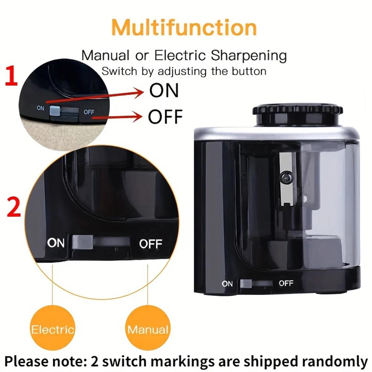 เครื่องเหลาดินสอไฟฟ้าแบบตั้งโต - Electric Pencil Sharpener Usb บทวิจารณ์และราคา