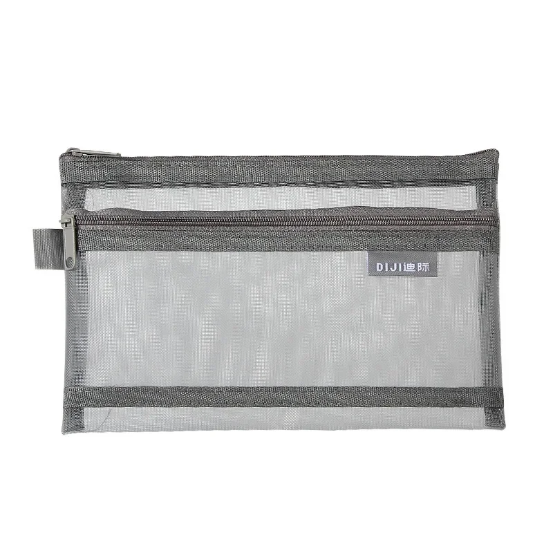 A6 กระเป๋าเครื่องเขียนตาข่ายไน - Clear Mesh Pencil Pouch For Exam บทวิจารณ์และราคา