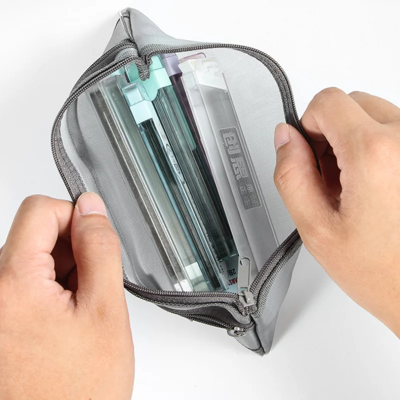 A6 กระเป๋าเครื่องเขียนตาข่ายไน - Clear Mesh Pencil Pouch For Exam บทวิจารณ์และราคา