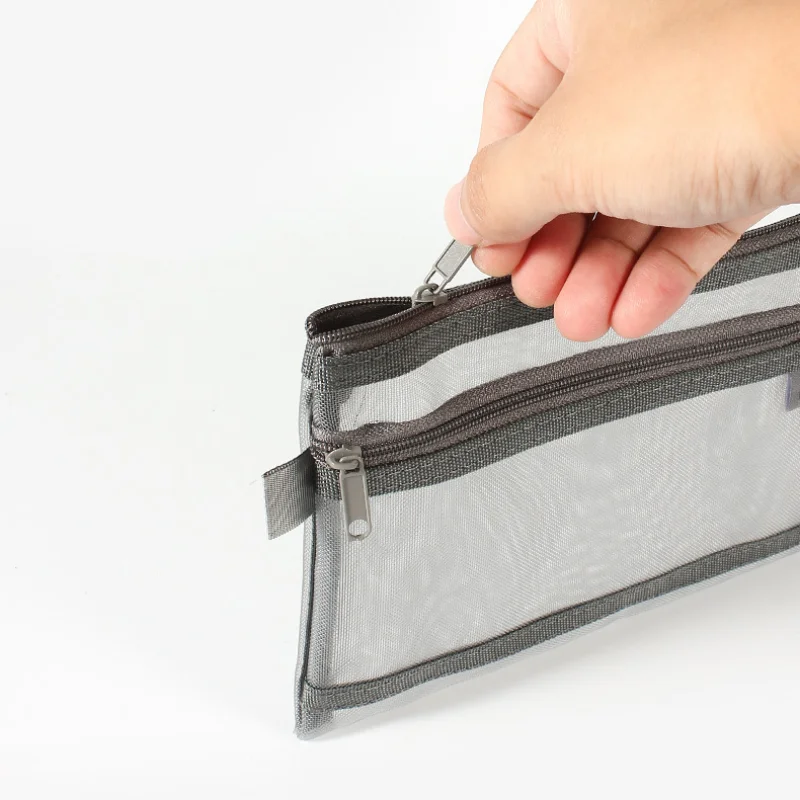 A6 กระเป๋าเครื่องเขียนตาข่ายไน - Clear Mesh Pencil Pouch For Exam บทวิจารณ์และราคา