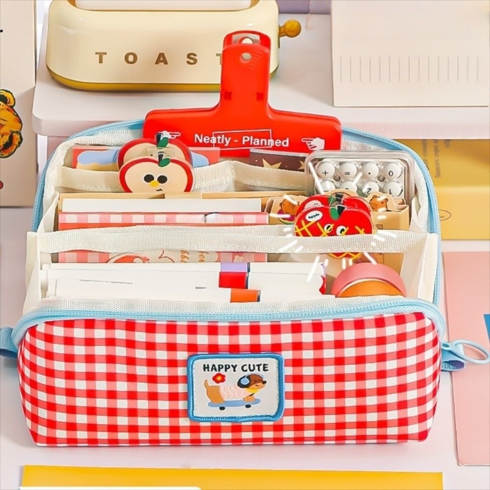 กล่องดินสอทรงปริซึมสไตล์เกาหลี - Aesthetic Large Pencil Case Pouch บทวิจารณ์และราคา