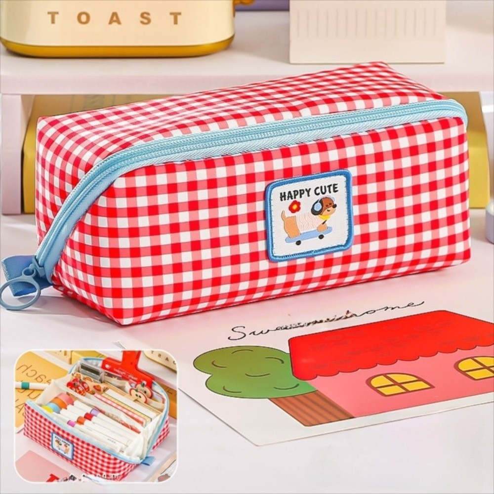 กล่องดินสอทรงปริซึมสไตล์เกาหลี - Aesthetic Large Pencil Case Pouch บทวิจารณ์และราคา