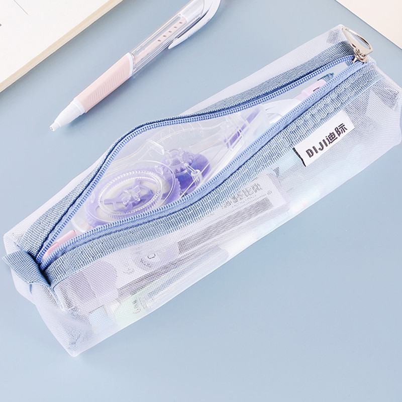กระเป๋าใส่ปากกาตาข่ายไนลอนใส ค - Clear Mesh Pencil Pouch For Exam บทวิจารณ์และราคา