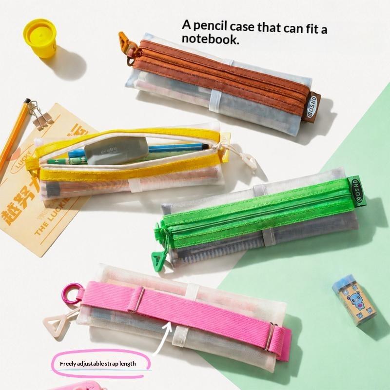 กระเป๋าใส่ดินสอตาข่ายโปร่งใส ซ - Clear Mesh Pencil Pouch For Exam บทวิจารณ์และราคา
