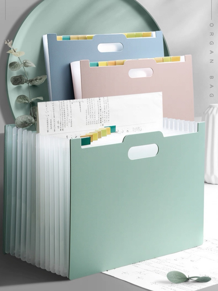 แฟ้มเอกสารแบบพับได้ 13 ช่อง, แ - Expandable Accordion File Folder 13 Pockets บทวิจารณ์และราคา