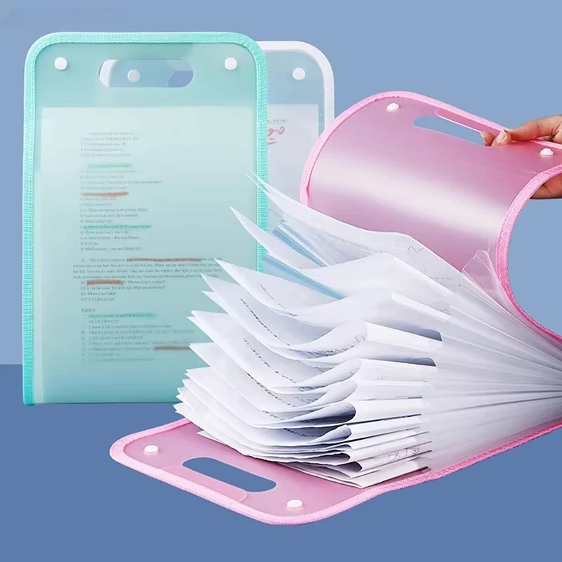 แฟ้มเอกสารแบบพับได้ 13 ช่อง ขน - Expandable Accordion File Folder 13 Pockets บทวิจารณ์และราคา