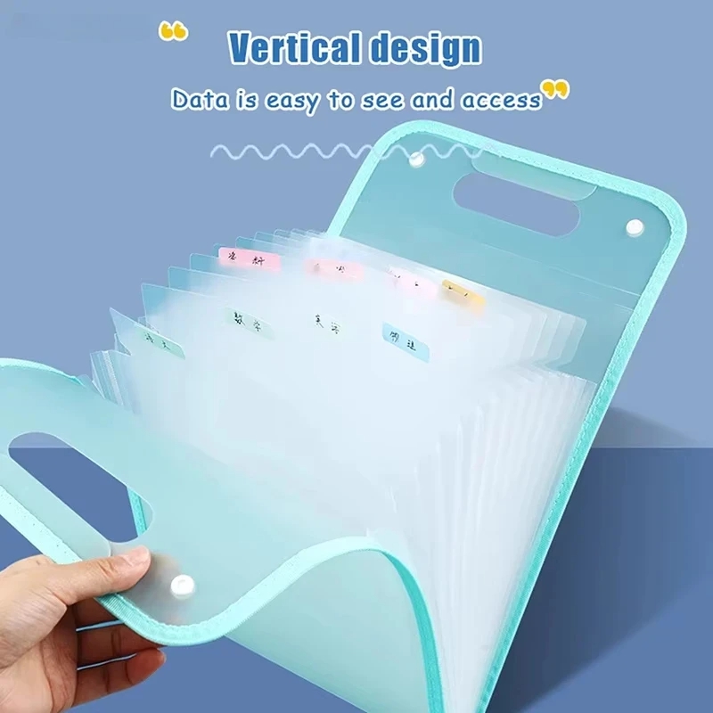 แฟ้มเอกสารแบบพับได้ 13 ช่อง ขน - Expandable Accordion File Folder 13 Pockets บทวิจารณ์และราคา