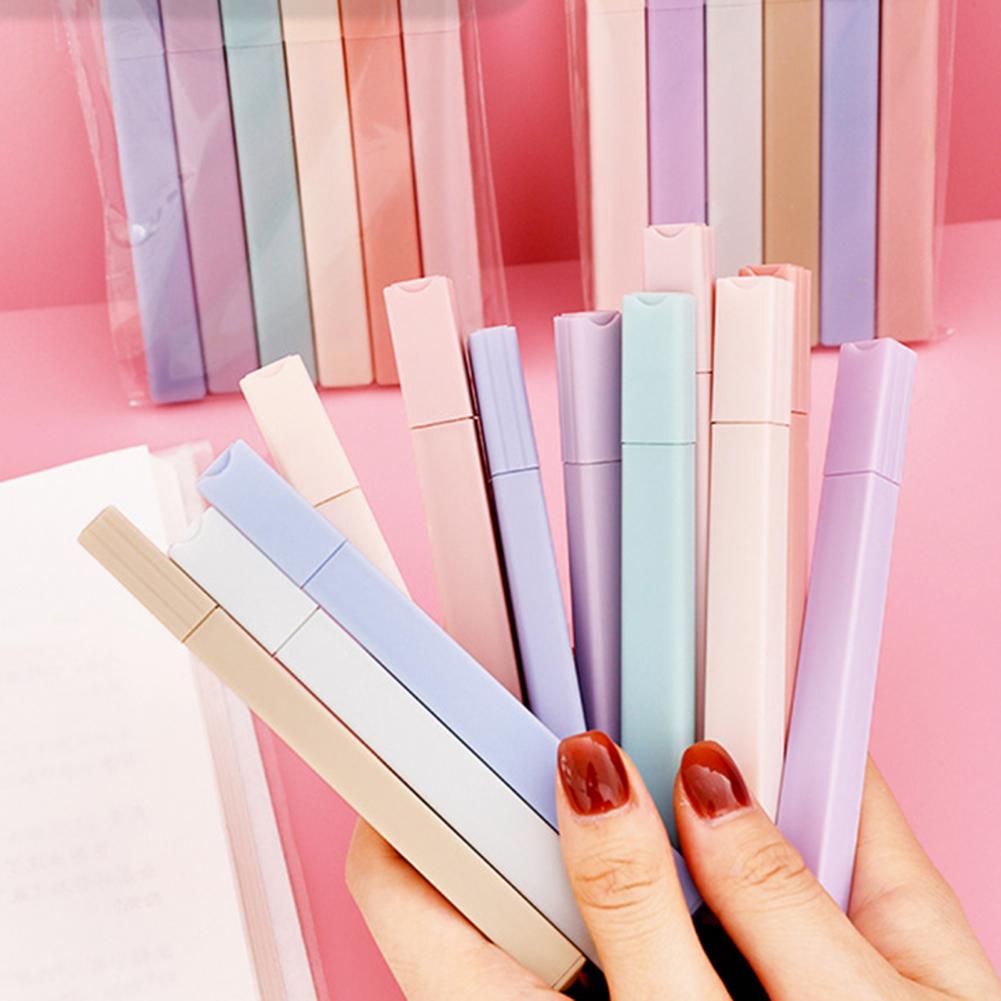 ปากกาเน้นข้อความสีสันสดใส 6 ชิ - Pastel Highlighter Set Double Ended บทวิจารณ์และราคา